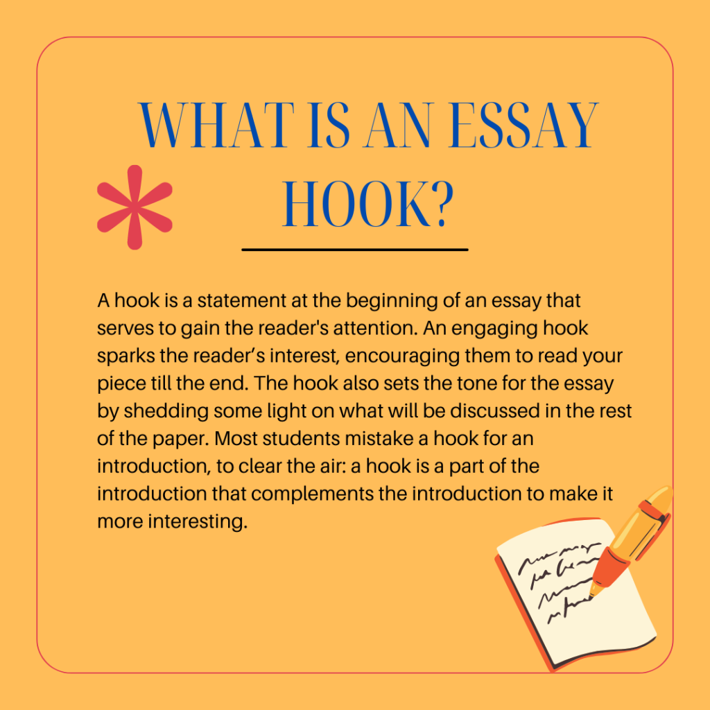 What is a hook for essays 